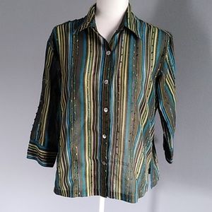 EUC 3/4 Sleeve Blouse